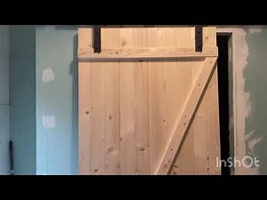 Faire ( fabriquer)une #porte coulissante / volet style ferme (fermière )#bricolage #renovation