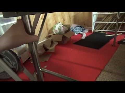 How to fold up the ping pong table