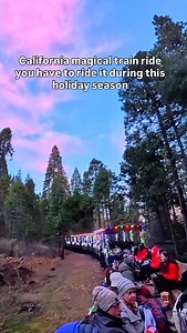 ✨ All Aboard the Holiday Magic Train! 🚂🎄 Kick off the season with a cozy, twinkle-lit steam-train ride through the Sierra National Forest. Enjoy holiday music, hot cocoa, and a magical one-hour ride that stops mid-forest for photos of holiday installations . A perfect family-friendly (and dog-friendly 🐶) holiday adventure. ❄️❤️ 📍 Location: Yosemite Mountain Sugar Pine Railroad – Fish Camp, CA(10 mins from south entrance of yosemite national park) @yosemite_steam_trains ⏰ Holiday Train Times: