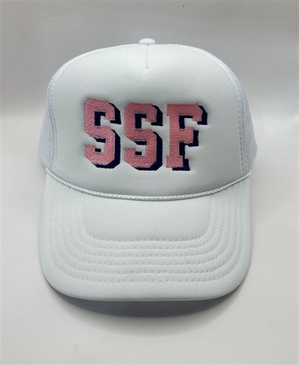 Custom Initials hat, Personalized numbers cap