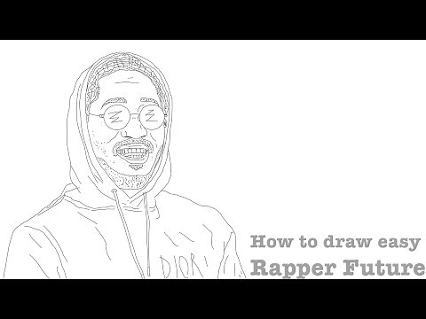 How to draw easy Rapper Future