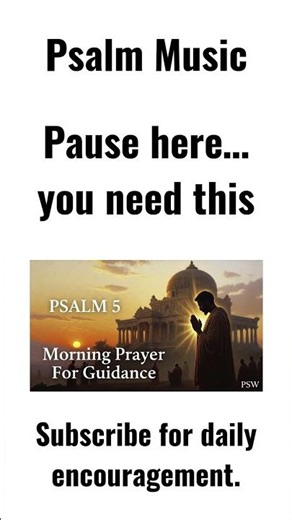 A Powerful Reminder: Trust God 🙏 #psalm5 #Shorts #jesus #faith #prayer #god