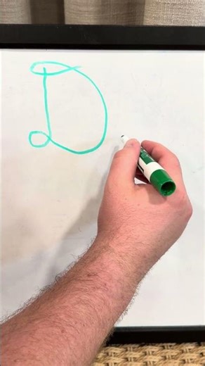 How to Write D in Cursive - Uppercase and Lowercase