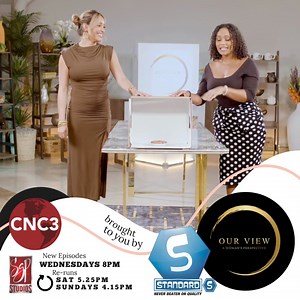 Whitebox Challenge! We make our hosts do these things together to break the ice, and bond in a fun way! They had no idea what items would be in the box, and we HYPED them to expect way more dangerous/gross things than actually were. Just look at the trepidation! lol! Episode four of Our View – a Woman’s Perspective ✨🎬 airs on ⏰ Wednesday at 8pm, while episode one re-runs on Saturday at 5.25pm and Sunday at 4.15pm. With hosts Sarah Jane Waddell Anderson (⁠@sjwdesigns), Mia Alario (@miaalario), D