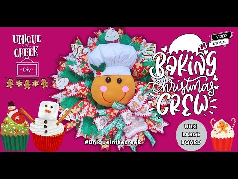 Meet the CUTEST BAKER this Christmas — Chef Gingy Wreath! 🍪🎄 | KIT316LG #diy #wreath
