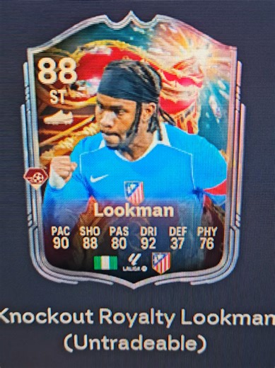 Knockout Royalty 👑 Lookman Sbc 🚨👀 Amazing Value This card looks fun Very good for a future Evo 🧬 #fc26 #eafc #fifa #ultimateteam #fyp