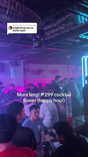 Enjoy ₱299 Cocktail Towers at Manila's Nightlife