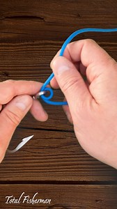 2.4M views · 4.9K reactions | How to tie the Improved Uni Knot. The easiest and strongest fishing knot for braided line. | Total Fisherman | Facebook