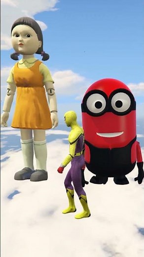 GTA 5 Epic Water Ragdolls Spiderman Jump/Fails Ep #shorts