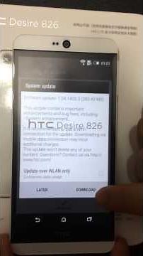 HTC Desire 826w - How to install update the fireware