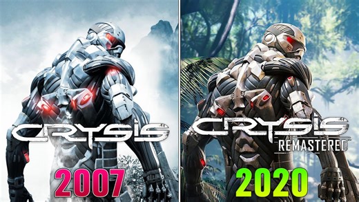Crysis remastered vs Crysis original - graphics comparison 4K