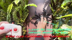 Wall Climbing Remote Control Spider Robot Toys, Climbs Walls&Ceilings|360°Stunts, 2.4GHz Remote|Gifts for Kids 3-12 Year Olds|Spider-Themed Prank Toy, STEM Educational Tech Toy for Indoor&Outdoor Play