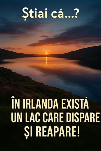 8.1K views · 149 reactions | Știai că… în Irlanda există un lac care dispare complet și apoi reapare ca prin magie?  #secretelelumii #știaică #curiozități #mistere | Secretele Lumii | Facebook