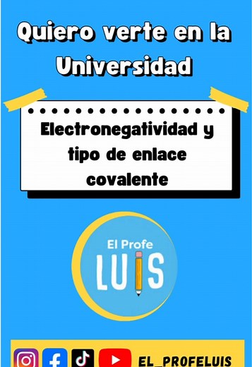 Electronegatividad y Tipos de Enlace: Guía UNAM