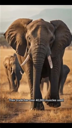 The Largest Land Animal on Earth! 😲 #amazinganimals #wildlife #africananimals #animals