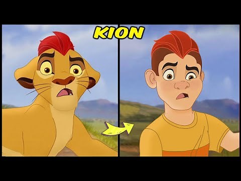 The Lion Guard Character As Human Version! | Kion, Fuli, Kovu, Scar