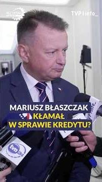 Did Błaszczak lie about the loan? #politics #poland #military #shorts