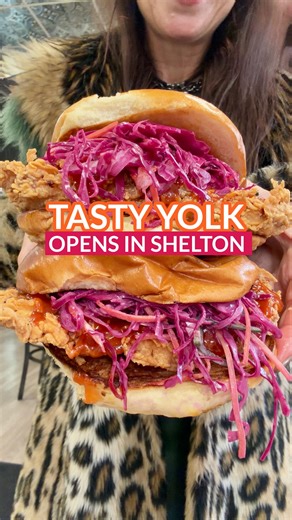 CTbites on Instagram: "‼️🍞🍳CT’s BEST SANDWICH SHOP OPENS NEW LOCATION IN SHELTON🍳🍞‼️ If you wanna know why @chef_felitto_tito won the @foodnetwork Chopped Breakfast Battle, walk into @thetastyyolk and try one of their uber-stacked, tasty AF, everything MADE IN HOUSE sandwiches or wraps. @thetastyyolk is our fave spot for breakfast & lunch sandwiches including the legendary “Mother Clucker” Fried Chicken Sandwich, “Wilburrito” with Tequila & Pineapple braised pulled pork, and AM delights incl