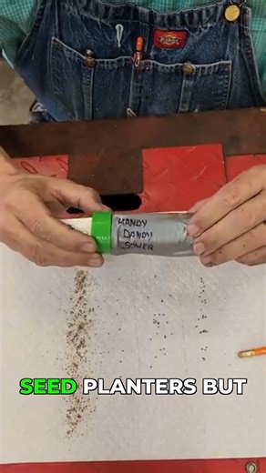 My wife keeps stealing my seed sower for this 😂 #gardening #spices #funny