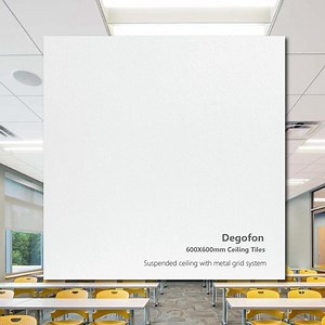 [Hot Item] Rock Wool Acoustic Ceiling Panels Sound Absorbing Ceiling Board Material Stonewool Ceilings