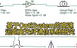 基于OptiSystem的高速远距离光纤通信系统研究