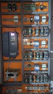HVAC panel processing| How to operate Electric panel| VFD , Timer relay & MPR processing| PLC panel