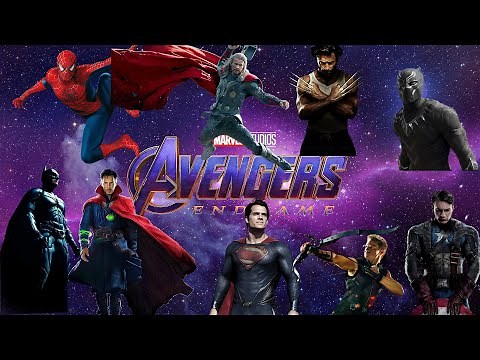 All Superheroes - Endgame credits style