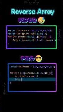 Master C++: From Fundamentals to Advanced Skills | PART: 01 | Reverse Array | #cpp #codin