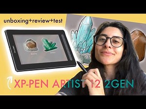 ILUSTRACIÓN CIENTÍFICA con XP PEN Artist 12 2nd Gen Unboxing + Review + Test