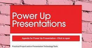 Power Up Presentations