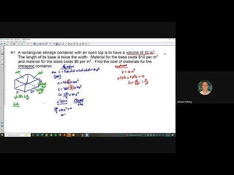AP Calculus - Optimization problems