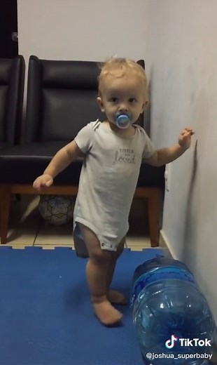 1 Year Old Superbaby Kicking Strong - Martial Arts Taekwondo Baby