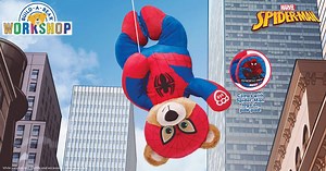 120K views · 139 reactions | With great power comes great responsibility – and GREAT FUN with Spider-Man Bear! This NEW furry friend swings into Build-A-Bear Workshop to save the day! | Build-A-Bear Workshop | Facebook