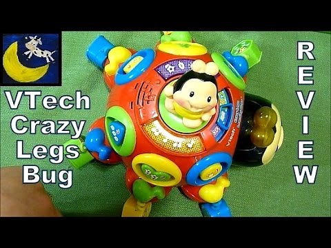 NEW VTech Crazy Legs Learning Lady Bug (Best Pull Behind Toy!)