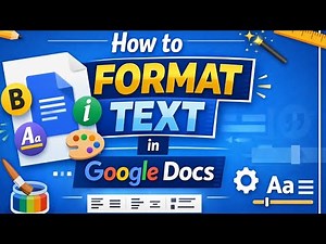 How to Format Text In Google Google Docs
