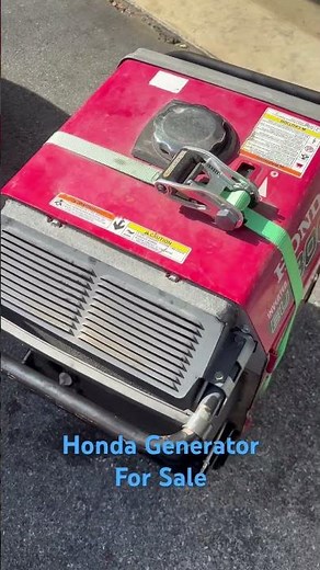 Honda Generator for sale eu3000is fresh oil , clean carburetor, starts instantly with the key.