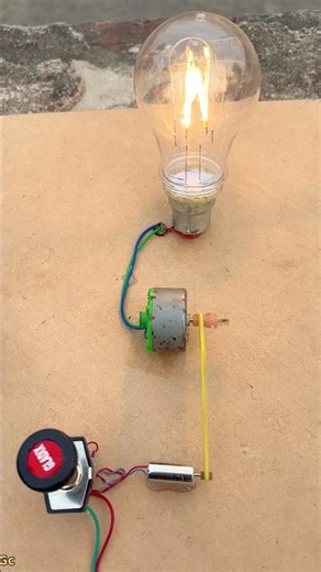 Can a Tiny Coreless Motor Really Power a Filament Bulb? ⚡💡