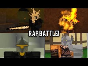 Sigil Knight Commander & Dark Sigil Knight vs Faceless & Shinobi Rap Battle! | Rogue Lineage