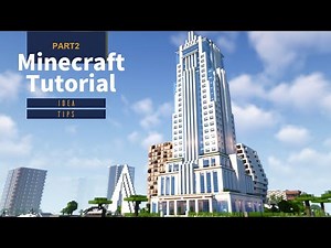 Minecraft: How to Build a Modern Skyscraper (PART2) | モダンなビルの作り方パート2(内装編)