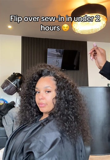 Quick Flip Over Sew-In Using 16