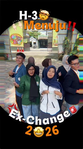 [🔥 D-3 EXCHANGE 2026🔥] kita join trend tante udah, join jj ptn juga udah🫢 sekarang giliran kalian join exchange 2026!!!! tunjukin keseruan kalian di MAN 1 GRESIK ya rekk📢🤩 ___________________________________ try out 📝seminar 🎤campus promotion 📣campus booths 🏫awarding ceremony 🏆alumni gathering 🤝guest star performances 🎶 📆📌SAVE THE DATE 🗓️ : 21-22 Januari 2026 ⏰: 07.00 selesai 📍: MAN 1 Gresik ‼️ follow all updates and prepare yourselves for exchange 2026🤩‼️ ______________________