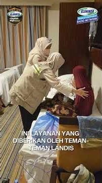 Petugas layanan landis terus memastikan jemaah lanjut usia tetap terlayani dengan baik