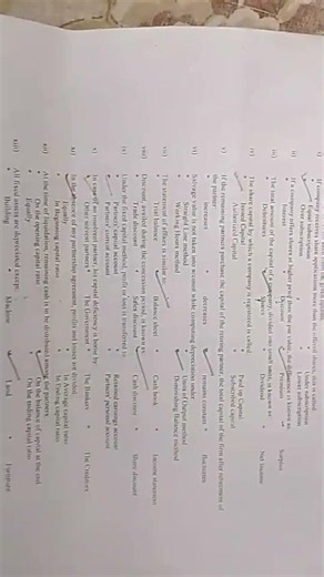 Inter Board Accounting Paper 2 Model Paper 2026 | 100% Correct MCQs | Class 12