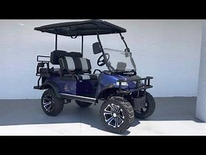 Evolution Forester Lithium Golf Cart Blue Body