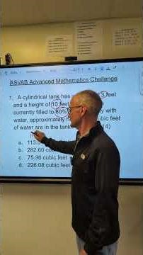 ASVAB Tips and Tricks on a Hard Math Problem #asvab #asvabmath