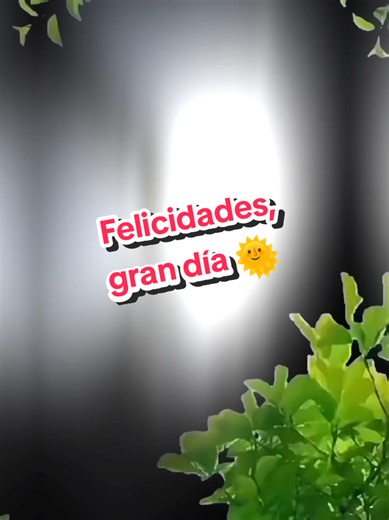 Felicidades, gran día: mensaje de éxitos y prosperidad