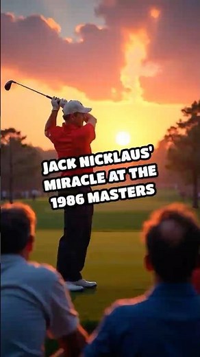 Jack Nicklaus' Miracle at the 1986 Masters