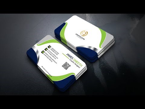 Professional Business Cards Design and size in Photoshop