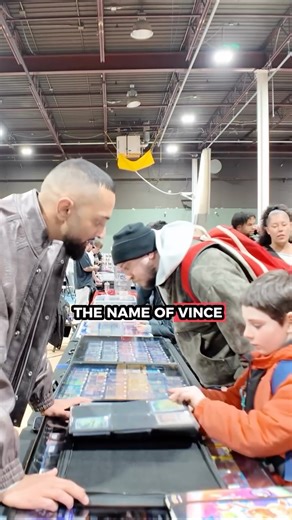 Grail Gallery Cards on Instagram: "Shoutout to Vince for paying it forward 🙏💙 — Gabe got blessed with a card 🌟 & @northsidetcg for making this happen last minute — hit me up at 4AM same day to squeeze me in 😤 #pokemon #fyp #trade #explore #collection"