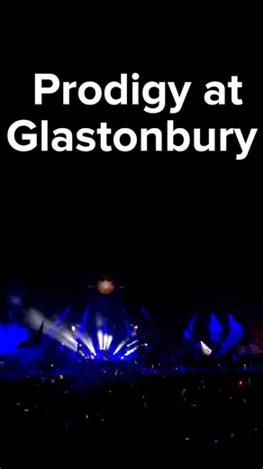 watching PRODIGY BREATHE live at Glastonbury #bedroomdj #electronic #summer